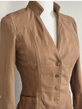 WHBM Tan Jacket Size 0